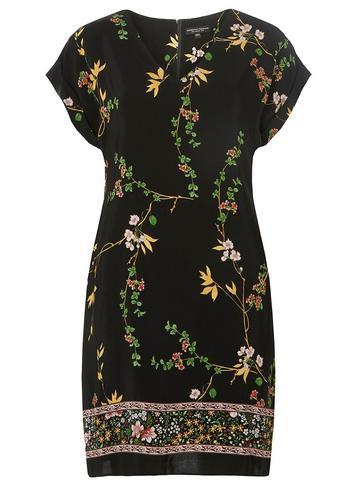 Dorothy Perkins Black Border Print Shift Dress