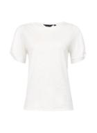 Dorothy Perkins White Twist Sleeve Puff T-shirt