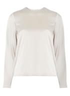 Dorothy Perkins Champagne Satin Wrap Top