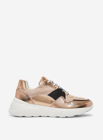 Dorothy Perkins Isaac Gold Trainers