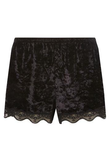 Dorothy Perkins Black Velvet Shorts