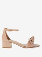 Dorothy Perkins Nude 'shelly' Bow Heeled Sandals