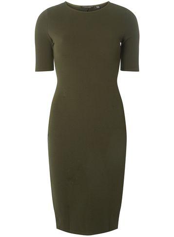 Dorothy Perkins Khaki Textured Boydcon Dress