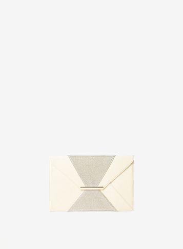 Dorothy Perkins Nude And Gold Envelope Clutch
