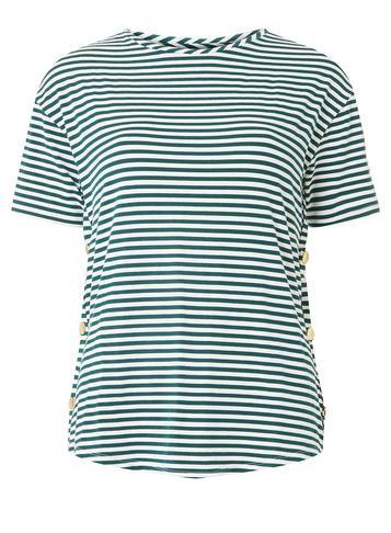 Dorothy Perkins Green Stripe T-shirt