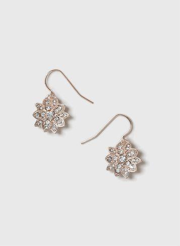Dorothy Perkins Flower Drop Earrings