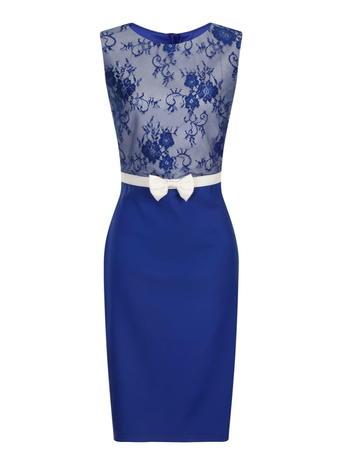 Dorothy Perkins Blue Lace Top Dress