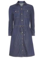 Dorothy Perkins *tall Indigo Sporty Shirt Dress