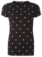 Dorothy Perkins Black Polka Dot T-shirt