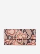 Dorothy Perkins Pink Snake Print Purse