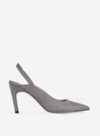Dorothy Perkins Grey Disco Court Shoes