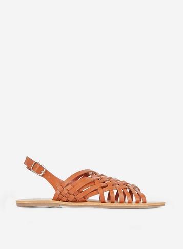 Dorothy Perkins Tan 'fisher' Woven Sandals