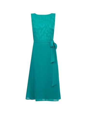 *billie & Blossom Teal Burnout Dress