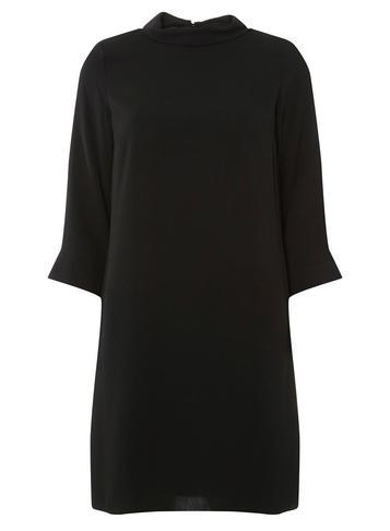 Dorothy Perkins Black Roll Neck Shift Dress