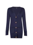 Dorothy Perkins Navy Button Cardigan