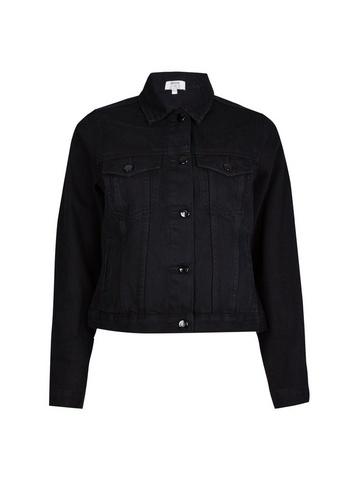 Dorothy Perkins Petite Black Denim Jacket
