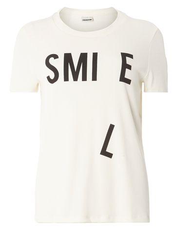 Dorothy Perkins *noisy May White Smile Graphic T-shirt