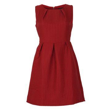 Dorothy Perkins *mela Burgundy Skater Dress