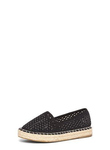 Dorothy Perkins Black 'cora' Laser Cut Espadrilles