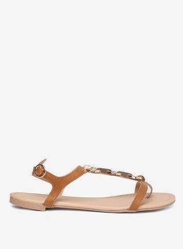 Dorothy Perkins Tan 'famous' Sandals