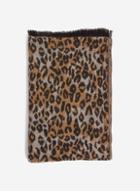 Dorothy Perkins Brown All Over Leopard Print Scarf