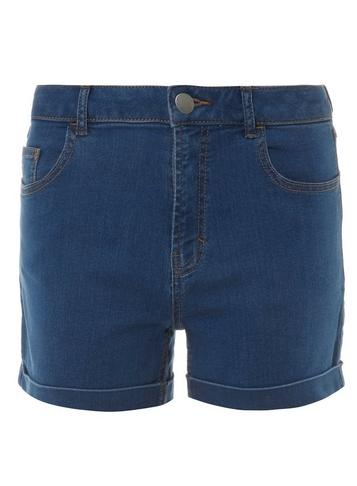 Dorothy Perkins Mid Wash Entry Denim Shorts