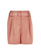 Dorothy Perkins Pink Belted Shimmer Shorts
