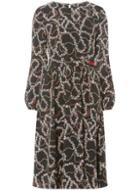 Dorothy Perkins Multi-coloured Belted Ditzy-floral Midi Dress