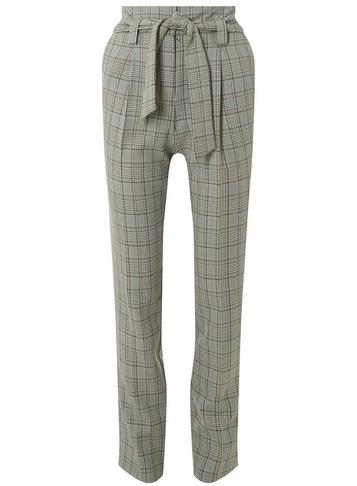 Dorothy Perkins *tall Multi Colour Tie Checked Trousers