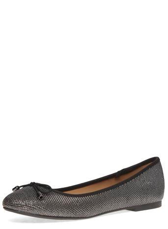 Dorothy Perkins Pewter 'pria' Ballet Pumps