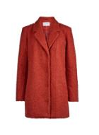 *vila Red Boucle Boyfriend Coat