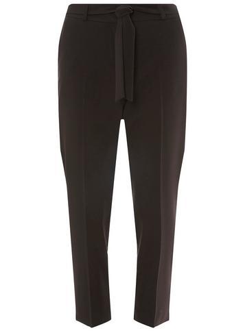 Dorothy Perkins Petite Black 'naples' Ankle Grazer Trousers