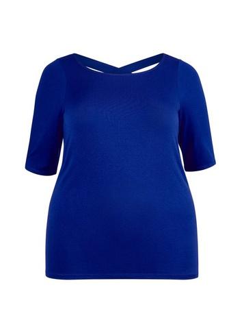 Dorothy Perkins *dp Curve Cobalt Cross Back Top