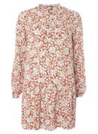 Dorothy Perkins *first & I Orange Floral Shirt Dress