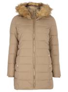 Dorothy Perkins Mink Luxe Faux Fur Padded Jacket