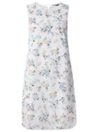 Dorothy Perkins *tall White Printed Broderie Dress