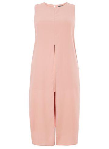 Dorothy Perkins Dp Curve Rose Split Top