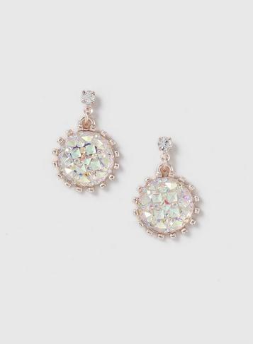 Dorothy Perkins Multi Colour Rhinestone Drop Earrings
