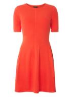 Dorothy Perkins Red Fit And Flare Knitted Dress