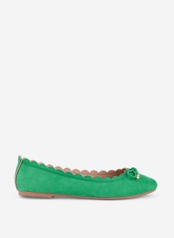 Dorothy Perkins Wide Fit Green Pia Pumps