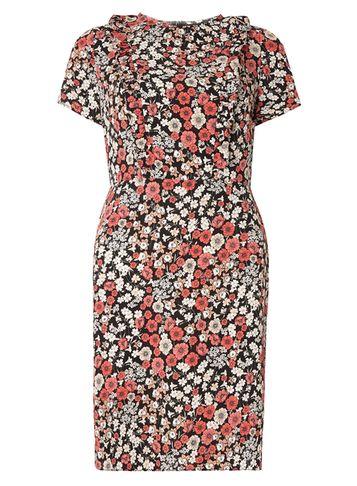 Dorothy Perkins Pink Ditsy Floral Frill Dress