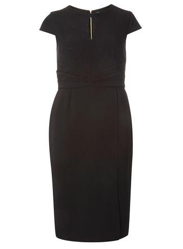 Dorothy Perkins Black Keyhole Pencil Dress