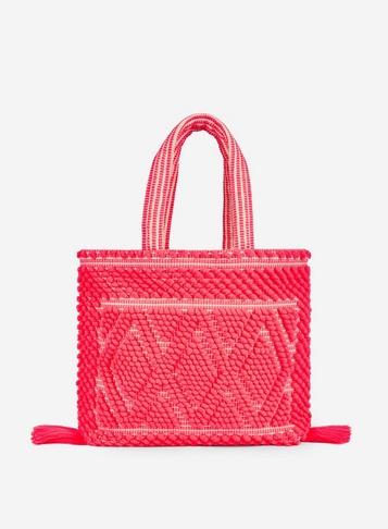 Dorothy Perkins Pink Bobble Beach Shopper Bag