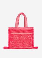 Dorothy Perkins Pink Bobble Beach Shopper Bag