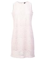 *izabel London Pink Lace Overlay Shift Dress