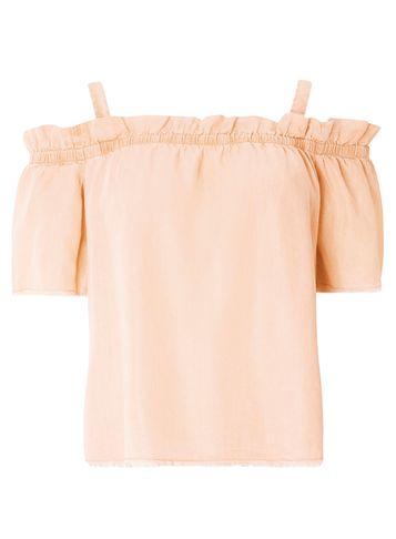 Dorothy Perkins *noisy May Coral Shoulder Strap Top
