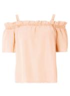 Dorothy Perkins *noisy May Coral Shoulder Strap Top