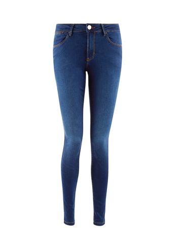 Dorothy Perkins Blue 'bailey' Five Pocket Skinny Stretch Jeans