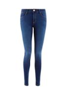 Dorothy Perkins Blue 'bailey' Five Pocket Skinny Stretch Jeans