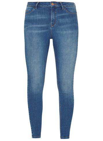 Dorothy Perkins Blue 'cody' Mid Wash Skinny Jeans